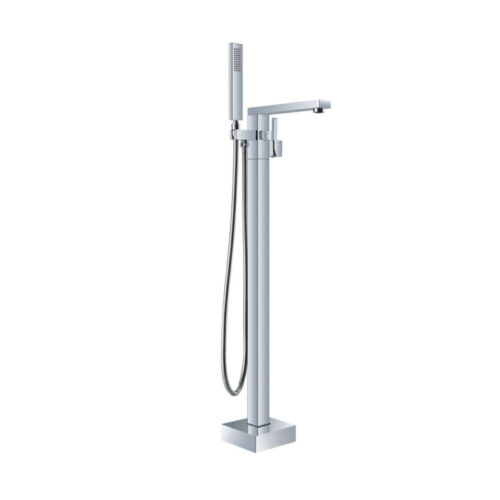 BKM137F.jpg Bad und Küche Eckig Floor Bath Mixer With Hand Shower - BKM137F