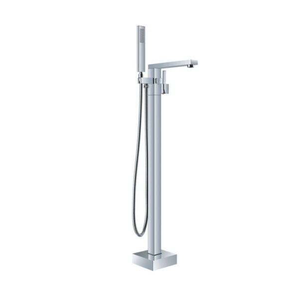 Bad und Küche Eckig Floor Bath Mixer With Hand Shower - BKM137F