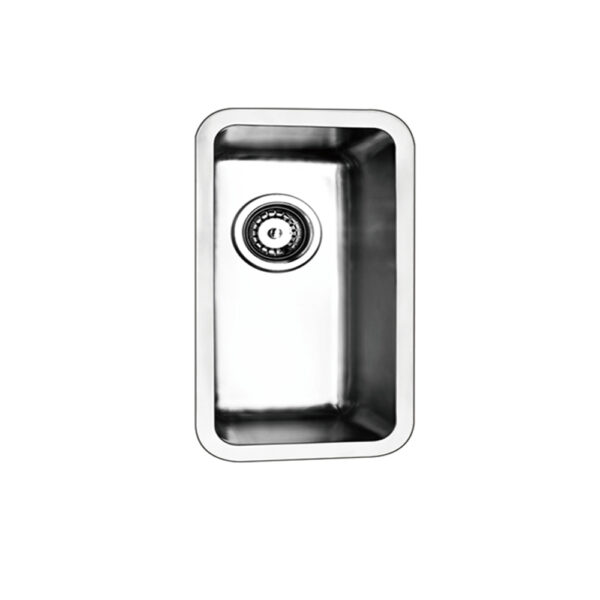Bad und Küche Traditionell Under/Overmount Single Bowl Sink - Stainless Steel - BKR4424