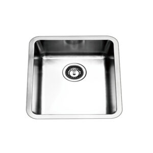 Bad und Küche Traditionell Under/Overmount Single Bowl Sink - Stainless Steel - BKR4444