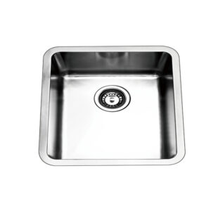 Bad und Küche Traditionell Under/Overmount Single Bowl Sink - Stainless Steel - BKR4454