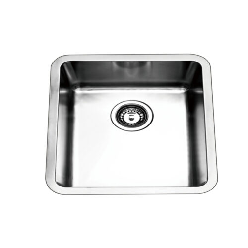 BKR4454.jpg Bad und Küche Traditionell Under/Overmount Single Bowl Sink - Stainless Steel - BKR4454