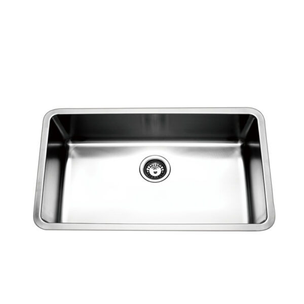 Bad und Küche Traditionell Under/Overmount Single Bowl Sink - Stainless Steel - BKR4474
