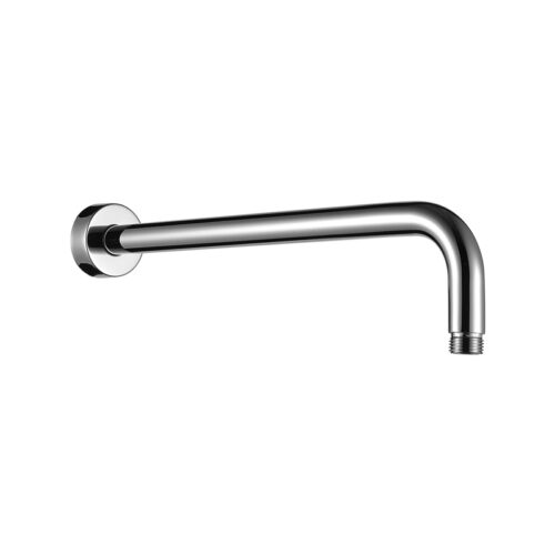 BKS07A-R.jpg Bad und Küche Rund Round Curve Wall Shower Arm 400mm - BKS07A-R