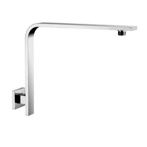 BKS09A.jpg Bad und Küche Eckig Square Curve Wall Shower Arm - BKS09A
