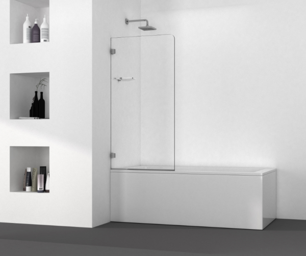 Bad und Küche Screen Bath Screen 700 X 1450mm - Chrome - BKS700B