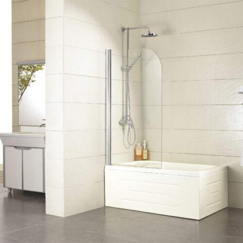 BKS750B-.1-Image.jpg Bad und Küche Screen Bath Screen 750 X 1450mm - Chrome - BKS750B