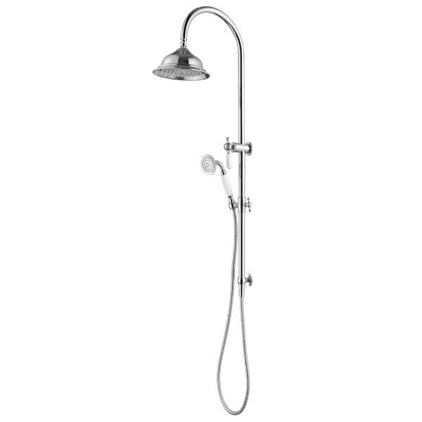 Modern National Bordeaux Shower Column Set - Electroplated Chrome - BOR013