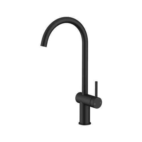 MX2872MB.jpg Amoza Gooseneck Sink Mixer - Matt Black - MX2872MB