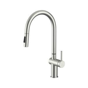 Amoza Pull Out Sink Mixer - Brushed Stainless Steel - MX2873