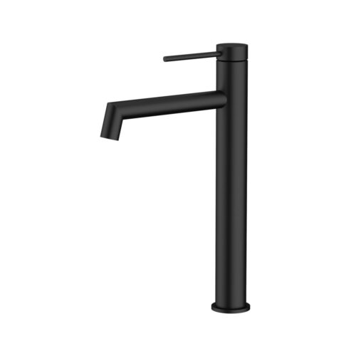 MX6104MB.jpg Amoza Hi-Rise Right Angle Basin Mixer - Matt Black - MX6104MB