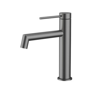 Amoza Right Angle Basin Mixer - Gun Metal - MX6105GM