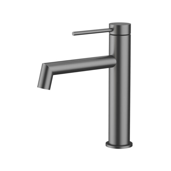 Amoza Right Angle Basin Mixer - Gun Metal - MX6105GM