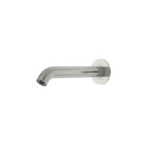 Amoza 200mm Curved Bath Spout - Brushed Stainless Steel - MX8670
