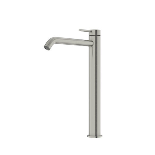 MX8674B.jpg Amoza Curved High Rise Basin Mixer - Brushed Stainless Steel - MX8674