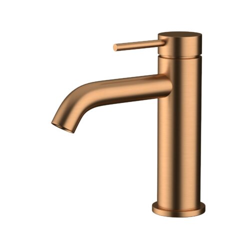 MX8675BC.jpg Amoza Curved Basin Mixer - Brushed Copper - MX8675BC