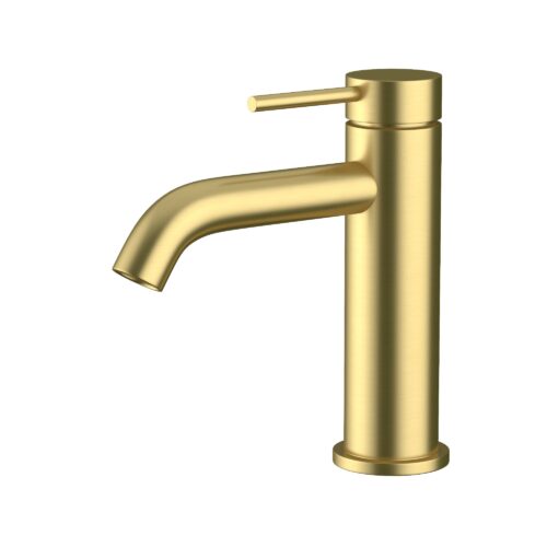 MX8675BG.jpg Amoza Curved Basin Mixer - Brushed Gold - MX8675BG