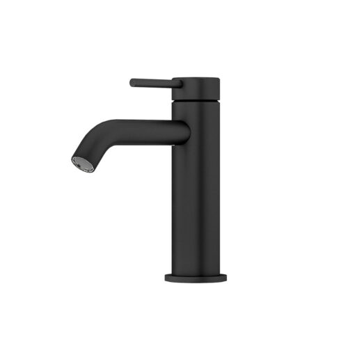 MX8675MB.jpg Amoza Curved Basin Mixer - Matt Black - MX8675MB