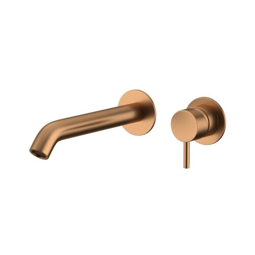 MX8676BC.jpg Amoza Wall Mounted Basin/Bath Mixer - Brushed Copper - MX8676BC