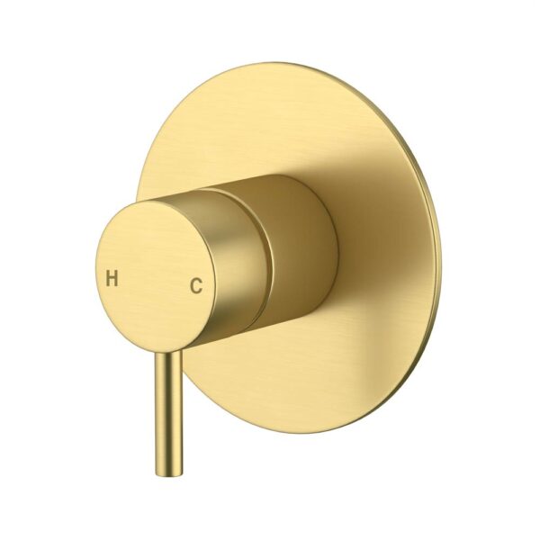 Amoza Wall Mixer - Brushed Gold - MX8678BG