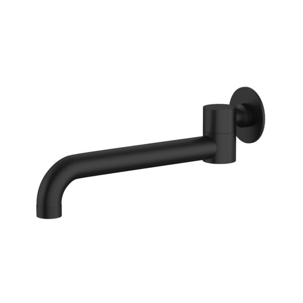 Amoza Swivel bath Spout - Matt Black - MX8680MB