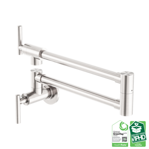 NR162203BN-Zen-316L-Stainless-Steel-Pot-Filler-Brushed-Nickel-Thumb.png Nero Zen 316L Stainless Steel Pot Filler Brushed Nickel - NR162203BN