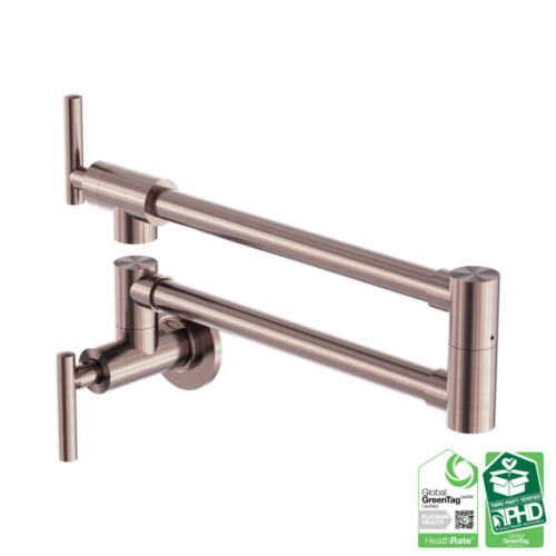 NR162203BZ-Zen-316L-Stainless-Steel-Pot-Filler-Brushed-Bronze-Thumb.png Nero Zen 316L Stainless Steel Pot Filler Brushed Bronze - NR162203BZ