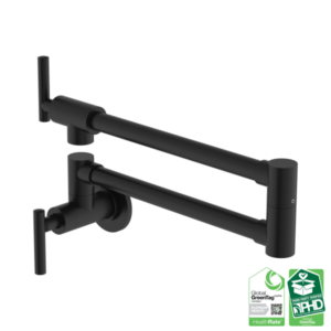 Nero Zen 316L Stainless Steel Pot Filler PVD Black - NR162203PB