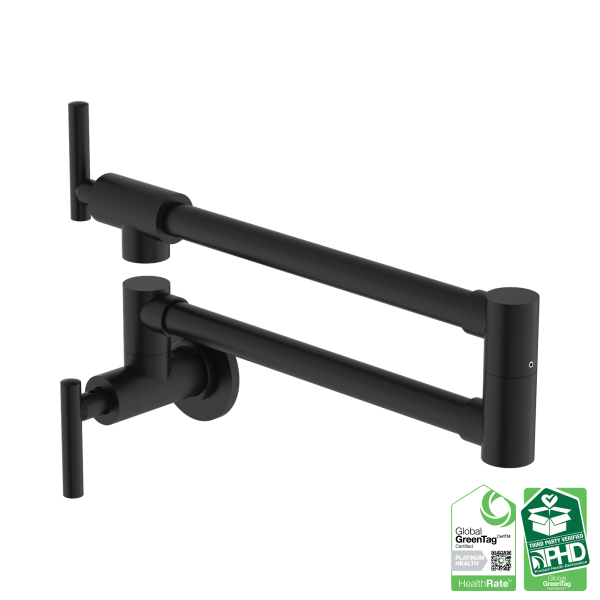Nero Zen 316L Stainless Steel Pot Filler PVD Black - NR162203PB