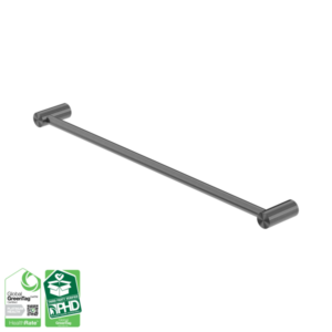 Nero Zen SS316L Single Towel Rail 600mm Graphite - NR1624GR