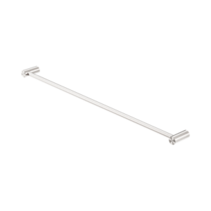 Nero Zen SS316L Single Towel Rail 800mm Brushed Nickel - NR1630BN
