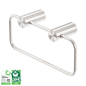 Nero Zen SS316L Hand Towel Ring Brushed Nickel - NR1680BN