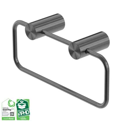 NR1680GR-Zen-SS316L-Hand-Towel-Ring-Graphite-Thumb.png Nero Zen SS316L Hand Towel Ring Graphite - NR1680GR