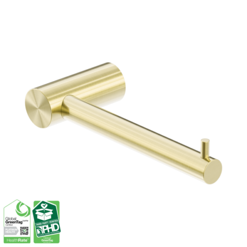 NR1686BG-Zen-SS316L-Toilet-Roll-Holder-Brushed-Gold-Thumb.png Nero Zen SS316L Toilet Roll Holder Brushed Gold - NR1686BG