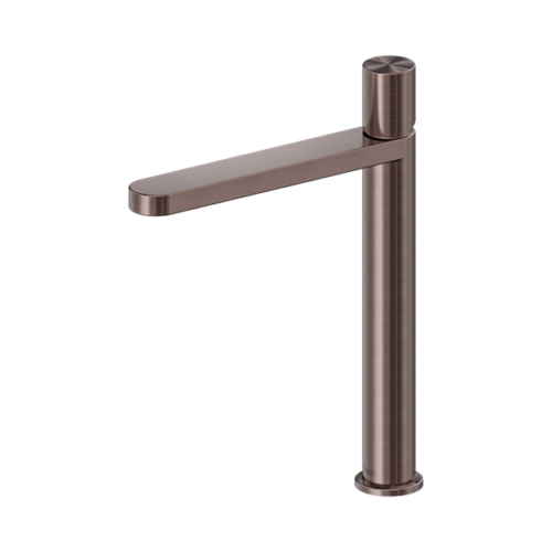 Nero Pure SS316L Tall Basin Mixer Brushed Bronze - NR172201aBZ