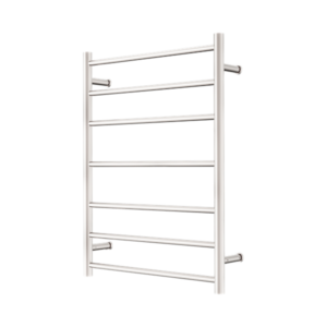 Nero Mecca 240V 7 Bar Heated Towel Ladder Brushed Nickel - NR190003hBN