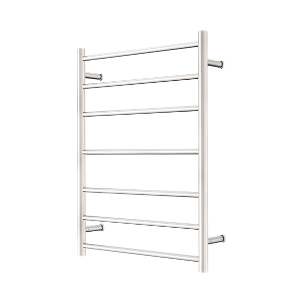 Nero Mecca 240V 7 Bar Heated Towel Ladder Brushed Nickel - NR190003hBN
