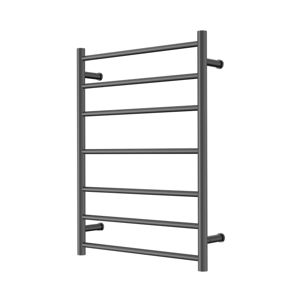 Nero Mecca 240V 7 Bar Heated Towel Ladder Graphite - NR190003hGR