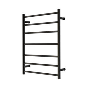 Nero Mecca 240V 7 Bar Heated Towel Ladder Matte Black - NR190003hMB
