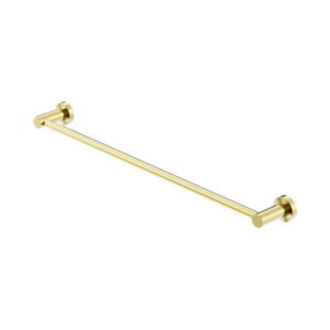 Nero Mecca Single Towel Rail 600mm Brushed Gold - NR1924BG