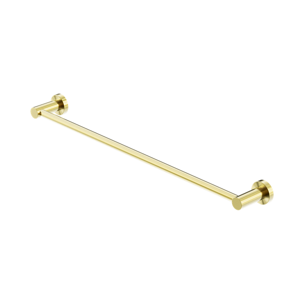 Nero Mecca Single Towel Rail 600mm Brushed Gold - NR1924BG