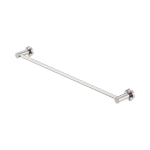 Nero Mecca Single Towel Rail 600mm Brushed Nickel - NR1924BN