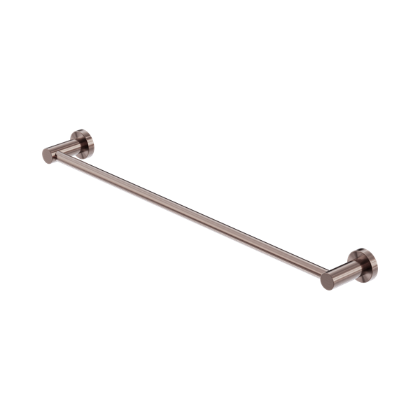 Nero Mecca Single Towel Rail 600mm Brushed Bronze - NR1924BZ