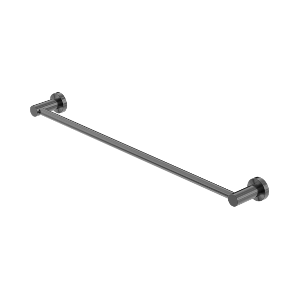 Nero Mecca Single Towel Rail 600mm Gun Metal - NR1924GM