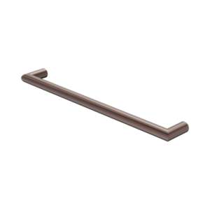 Nero Mecca 240V Single Heated Towel Rail Brushed Bronze - NR1925hBZ