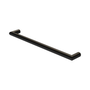 Nero Mecca 240V Single Heated Towel Rail Matte Black - NR1925hMB