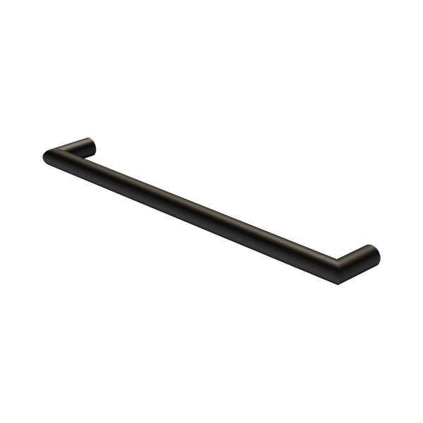 Nero Mecca 240V Single Heated Towel Rail Matte Black - NR1925hMB
