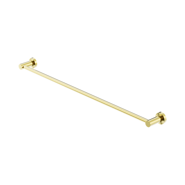 Nero Mecca Single Towel Rail 800mm Brushed Gold - NR1930BG