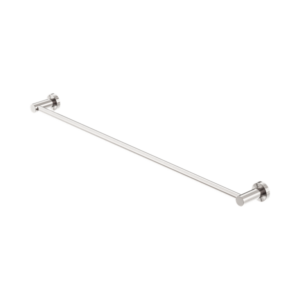 Nero Mecca Single Towel Rail 800mm Brushed Nickel - NR1930BN
