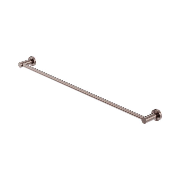 Nero Mecca Single Towel Rail 800mm Brushed Bronze - NR1930BZ
